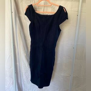 DVF Bodycon Navy 2010s Dress